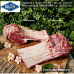 Beef rib TOMAHAWK Australia STEER (young cattle) DIAMANTINA frozen portioned 1 rib +/- 1.6kg (price/kg)